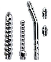 Adamlover Metal Enema Shower Heads for Douche Colonic Cleanse Kit (3 Style)