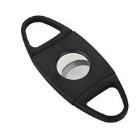 OUTU® Pocket Solid Razor Sharp Tobacco Cigar Cutter Knife Scissors (ABS plastic handle, Sturdy Stainless Steel Double Blades, Shipped From New York) (1 Pcs)