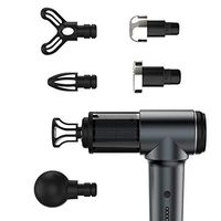 JO&VIN Massage Gun, Vibration Massage Device Nano, Ultra-Quiet Muscle Fascia Gun with 6 Heads