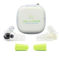 High Fidelity Ear Plugs by Safe and Sound Hearing Solutions - 2 Pairs - Ideal for Noise Reduction