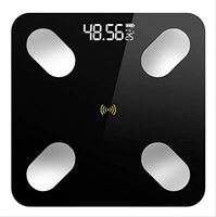 LFSP Electronic Scales, Digital Scales Body Fat Balance Scale Science Smart Electronic Digital Electronic LED Digital Weight Loss Rechargeable Portable Weight Scale Bluetooth APP High-precision Scales