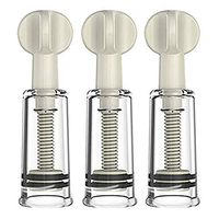 VENNATAO US 3 PCS Vacuum Cupping Set Full Body Massager Vacuum Suction Cupping Device Rotating N~ípplé Clamps P-úmp B~rêást Enlarger V-íbrating for Women