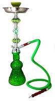 Zebra Smoke: Angel Hookah Hookah Shisha 1 Hose Egyptian Nargile (Green)
