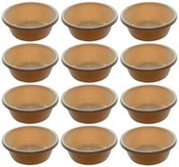 YBM HOME Round Plastic Wash Basin 1151 (12, Beige)