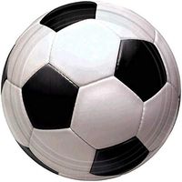 Soccer Ball Party Plates, 7" Round, (Pack of 8)