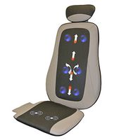 Carepeutic Op-Comfort Back Massager with Kneading Rolling Vibration and Heat, 9 Pound