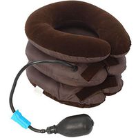 Zipperl Neck Traction Inflatable Neck Stretch Pillow Cervical Brace Device Collar for Neck Shoulder Pain Relief