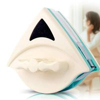 WJUKC Wipe The Glass Artifact Double-Sided rub high-Rise Household Double-Layer Window Cleaner Household Cleaning Tools Triangle Glass Cleaner 3-8mm