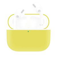 Libobo Compatible with Apple AirPods Pro Cases 2019 Wireless Charging Case Silicone Protective Cover Skin (Yellow)