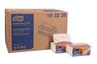 Tork 193226 Xpressnap to Go Portable Napkin Pack, Interfold, 1/4 Fold, 1-Ply, 8.5" Length x 13.0" Width, White (Case of 36 Packs, 136 per Pack, 4,896 Napkins)