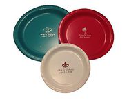 48 Personalized Desert Horderves 6.75" Diameter Heavy Duty Paper Plates