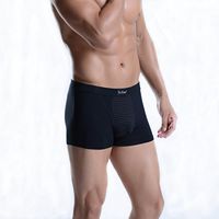 Veikoou Black Penis Enlargement Breathable Magnetic Therapy Health Underwear Boxers (L(waist 67cm-75cm ))