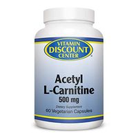 Vitamin Discount Center Acetyl-L-Carnitine 500 mg, 60 Veg Capsules