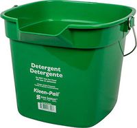 San Jamar KP320GN Kleen-Pail Commercial Cleaning Bucket, 10 Quart, Green