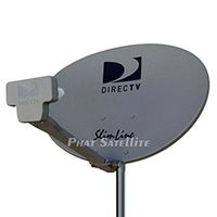 DIRECTV SLIM LINE KAKU3 (4 outputs) COMPLETE DISH KIT PORTABLE CAMPING RV TAILGATE KIT SLIMLINE DISH SL3 WITH 3FT TRIPOD & COAXIAL RG6 & HDMI CABLE
