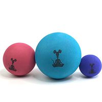 YogaRat Massage Ball Set - 3 Pack - Large 5" Ball - Medium 3.5" Ball - Small 2.4" Ball - for All Muscle Groups - Deep Tissue Muscle Recovery - Myofascial Release - Trigger Point Therapy