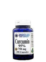 Curcumin 95% - 750 mg, 200 caps. Anti-Inflammatory