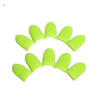 Vanvler 10PCS Silica Gel Nail Soak Off UV Gel Recycled Art Polish Remover Wrap Cap Set Gift (Green)