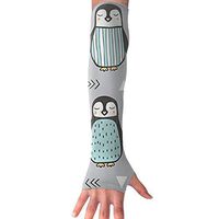 Penguins With Sweater Geometric UV Protection, Compression & Cooling Arm Sleeves For Cycling/Golf/Basketball/ Other Sports