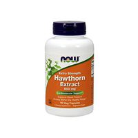 NOW Supplements, Hawthorn Extract 600 mg, Extra Strength, Cardiovascular Support*, 90 Veg Capsules