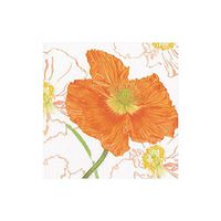 Caspari Poppy Field Paper Cocktail Napkins - 20 Per Package