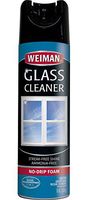 Weiman Glass Cleaner - 19 Ounce - Professional Streak Free Foaming No Drip Removes Grease Dissolves Fingerprints and Smudges