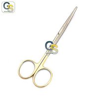 G.S TC METZENBAUM Scissors 5.5" Curved, Blunt-Blunt Points - Best Quality