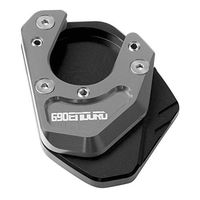 Frames & Fittings Hot Motorcycle CNC Accessories Kickstand Side Stand Plate Pad Enlarge Extension for KTM 690 Enduro 2008 - (Color: 125 Duke)