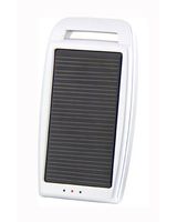Concept Green Energy Solution CGS1250-W 1250-mAh Portable Solar Assist Charger with LED Indicator, White
