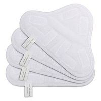 HIFROM(TM New 4pcs Replacement Pads Replacement for H2O H20 X5 Steam Mop Cleaner Floor Washable Microfibre Cleaning Pads