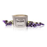 Lavender Frankincense Vanilla Scented Massage Oil Candle - Aromatherapy | Destiny Candle by Karen Michelle | Beautiful Piece of Jewelry Inside | Rekindle The Romance