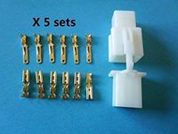 USA Seller Electric-bike/Car/RC/RV 2.8mm MOLEX Connector Plug 5P/6P x 5 sets fit 16-20G wires