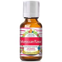Pure Gold Moroccan Rose Absolute  Essential Oil, 100% Natural & Undiluted, 30ml