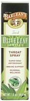 Barlean's Organic Oils Olive Leaf Complex Throat Spray, Peppermint Flavor 1.5-Ounce (Pack of 2)