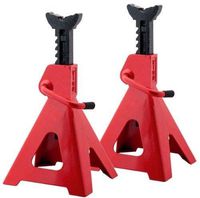XtremepowerUS Set of (2) Heavy Duty Jack Stand 12-Ton Capacity Auto Repair Shop Self-Locking Ratchet (24,000lbs)