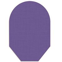Solid Color Ostomy Pouch Cover Closed End (Purple)