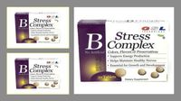 GSL Stress B Complex & VIT C E zinc B12 B6 B2 B3 Folic Acid 30 Tablet Box 3 Pack
