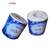 Cithy 3-Ply Paper Towel Rolls, White Tissues Paper Hand Towels,Toilet Roll Paper 350 Feet Per Roll, 4 Rolls Per Case,Ultra Gentle Home Kitchen Toilet (1 Bag 4 Roll)