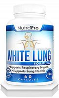 White Lung by NutraPro - Lung Cleanse & Detox.Support Lung Health. Supports Respiratory Health. 60 Capsule - Made in GMP Certified Facility.