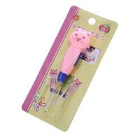 CHCOON 5Pcs Cartoon Animal Detachable Ear Spoon with Light Luminous Ear Spoon