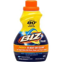 PACK OF 6 - Biz Laundry Stain & Odor Eliminator, 50 fl oz