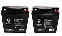 SPS Brand 12V 18Ah F2 Terminal Jumpstart Replacement Battery for Sentry Battery PM12180-F2 (2 Pack)