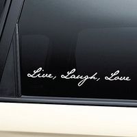 Nashville Decals Live Laugh Love Vinyl Decal Laptop Car Truck Bumper Window Sticker