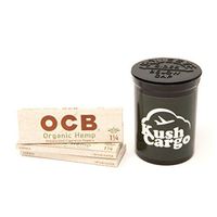OCB Organic Hemp Rolling Papers 1 1/4 with KC Pop Top (12 Packs)