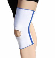 Alpha Medical Compression Support Knee Brace Sleeve with Anti-Roll Support Stays and Open Patella for Sports, Arthritis, Joint Pain, Injury Recovery and More! (XX-Large White)