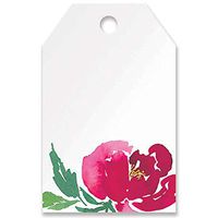 Watercolor Garden Printed Gift Tags - 3 1/2 x 2 1/4in. (100)
