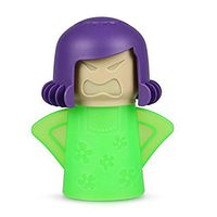 Microwave Oven Steam Cleaner Easily Cleans the Crud In Minutes. Angry Mama Steam Cleans and Disinfects with Vinegar and Water for Home or Office Kitchens (Random Color)