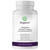 Bioganix - VisionPro Provinal Omega 7 with Lutein & Astaxanthin (60 Capsules) | Dry Eye Relief Formula with Superior Omega 7 Fatty Acids for Complete Eye Health | Dr. Formulated Palmitoleic Acid Pills