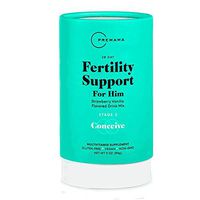 Premama Mens Fertility Support Vitamin Drink Mix | Male Fertility Supplement | Vegan Multivitamin Support Sperm Count Quality Motility | 1 Pack, 28 Servings