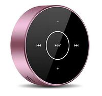 4.2 Touch Full Screen A6 Mini Portable Wireless Bluetooth Speakers with Microphone and TF Card for iPhone,iPad, PC,Cellphone,Computer,Desktop,Outdoor Sport (Rose gold)